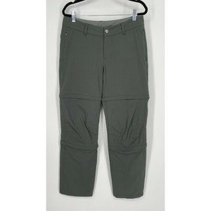 Rei Nylon Pants Gray Roll Up Capri 